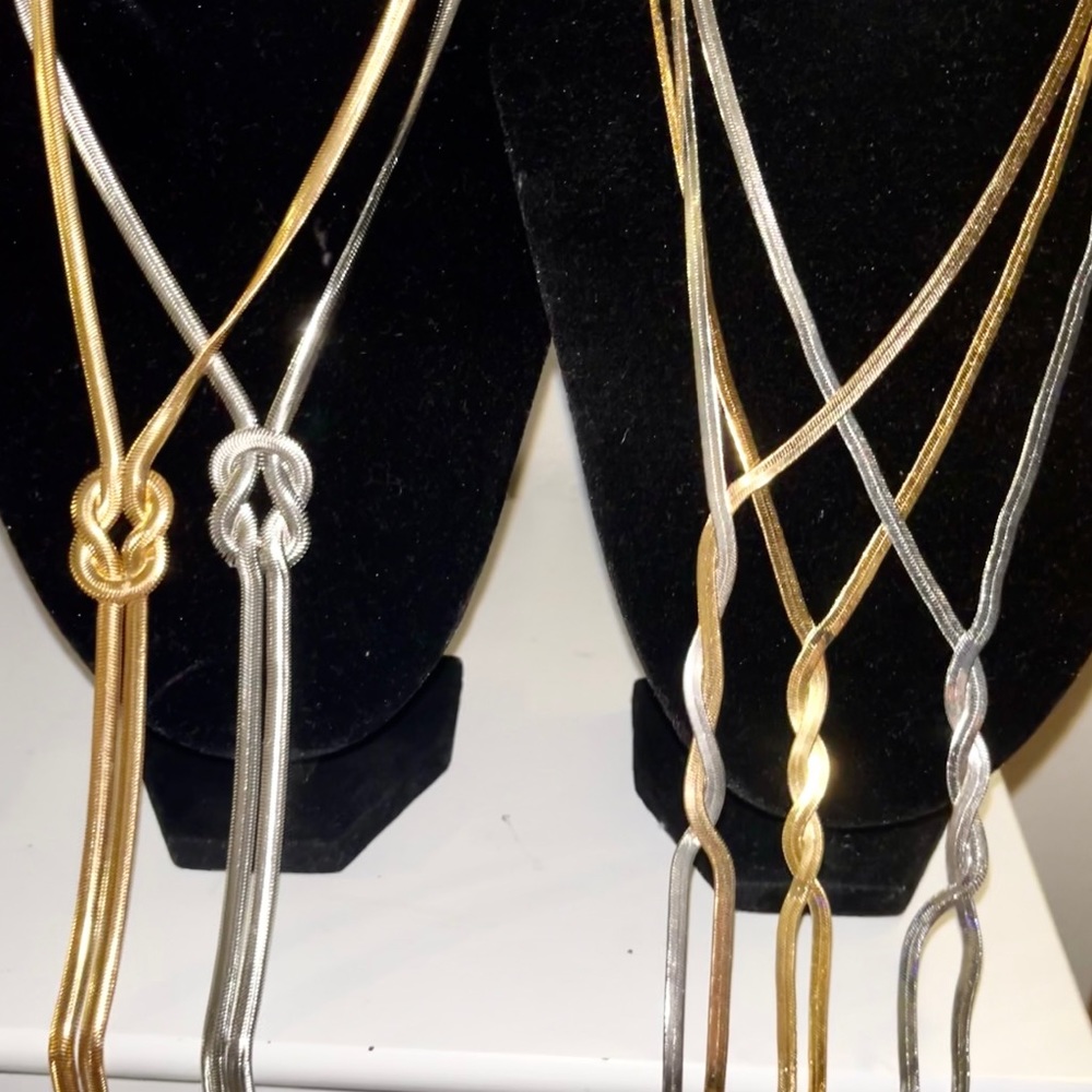 Snake Rope Chain Necklaces - Picture 1 of 8